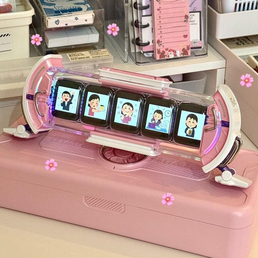 Набор DIY для пятиэкранного дисплея Neon с удалённым взаимодействием