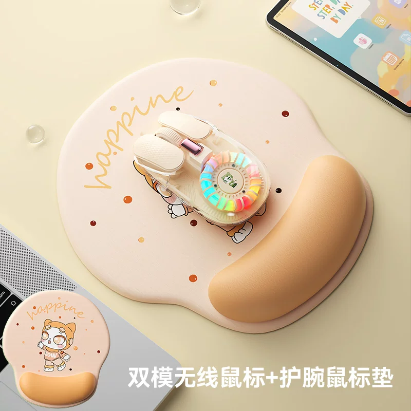 Прозрачная беспроводная мышь с RGB-подсветкой и двойным режимом подключения