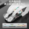 Прозрачная беспроводная мышь с RGB-подсветкой и двойным режимом подключения — фото товара