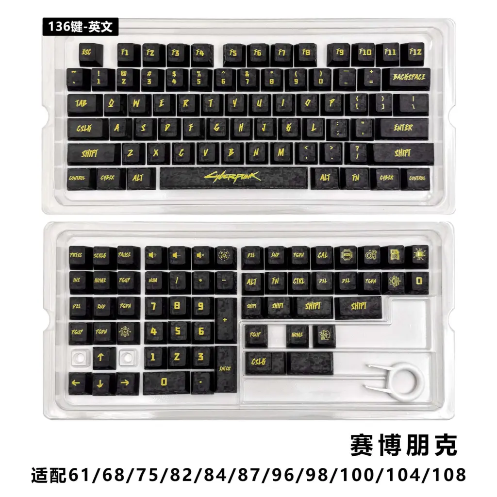 Набор клавиш Cyberpunk Pink 74-Key