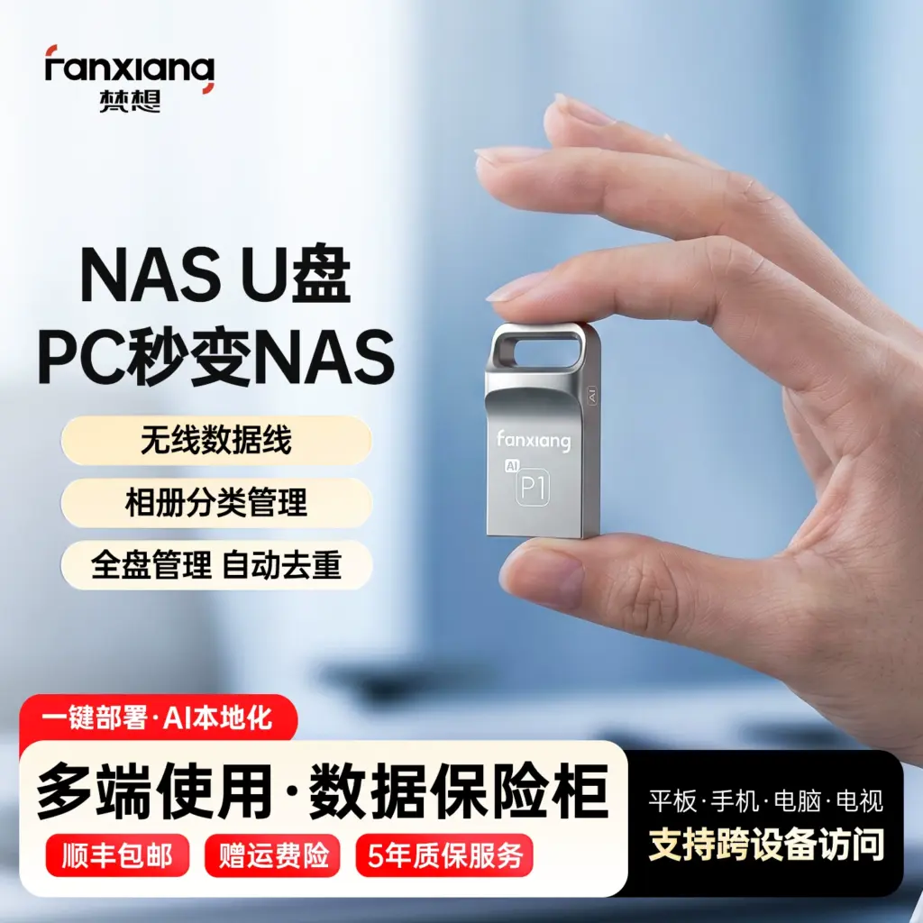 NAS USB-накопитель Fancy с беспроводной передачей (PC-end NAS)