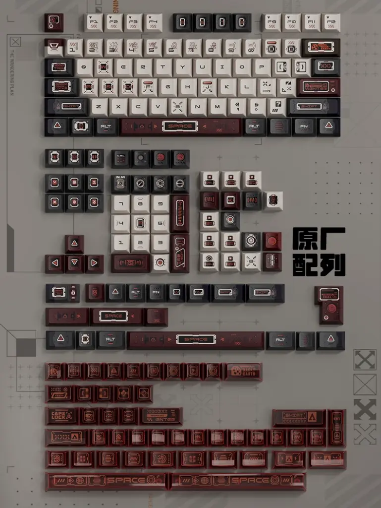 Клавиши Wukong оригинал PBT сублимация 146 шт