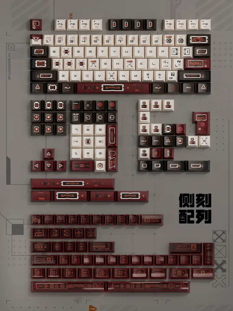 Клавиши Wukong оригинал PBT сублимация 146 шт