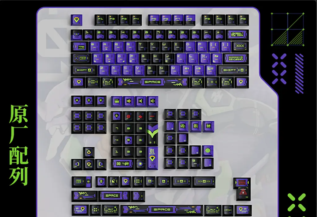 Клавиши Wukong оригинал PBT сублимация 146 шт