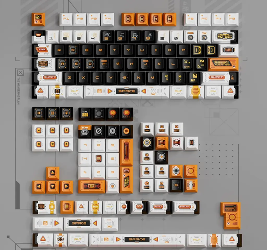 Клавиши Wukong оригинал PBT сублимация 146 шт