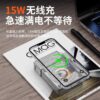 Портативный аккумулятор AC Power Bank Wireless Charger 3-в-1 с беспроводной зарядкой — фото товара