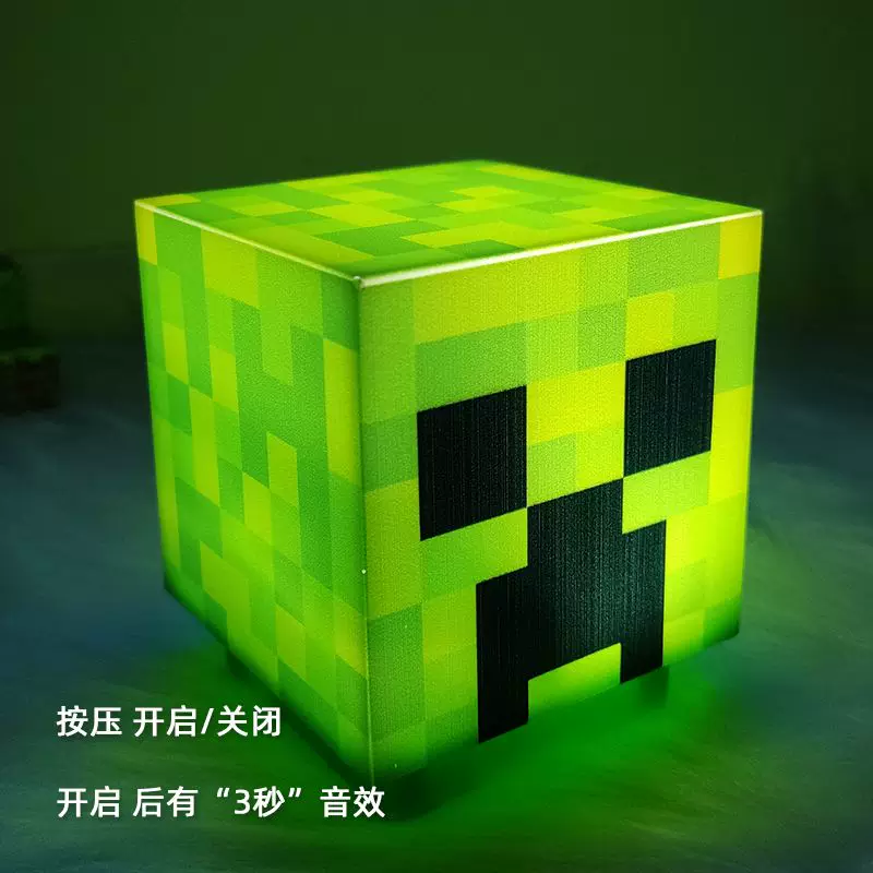 Лампа-реплика факела Minecraft с подсветкой и зарядкой Type-C