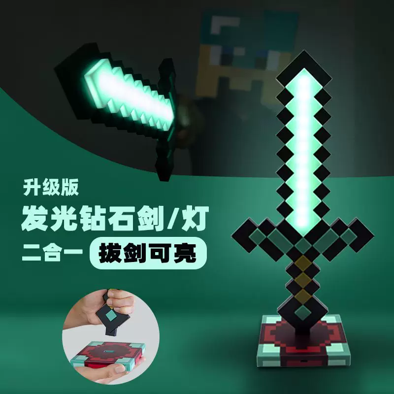 Лампа-реплика факела Minecraft с подсветкой и зарядкой Type-C