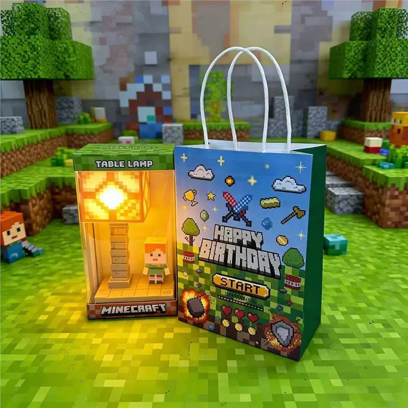 Ночник Minecraft с 5 уровнями яркости и 7-цветным градиентом