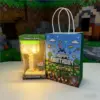 Ночник Minecraft с 5 уровнями яркости и 7-цветным градиентом — фото товара
