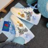 Кроссовки Huili Tom and Jerry Low Air Force Yellow Blue Z844D-KL1 — фото товара