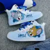 Кроссовки Warrior Cat and Mouse Low-Top (Yellow-Blue YuanYang) — фото товара