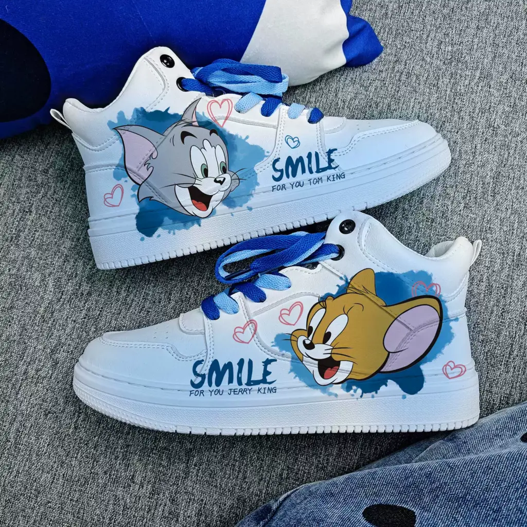 Кроссовки Warrior Cat and Mouse Low-Top (Yellow-Blue YuanYang)