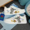 Кроссовки Warrior Cat and Mouse Low-Top (Yellow-Blue YuanYang) — фото товара