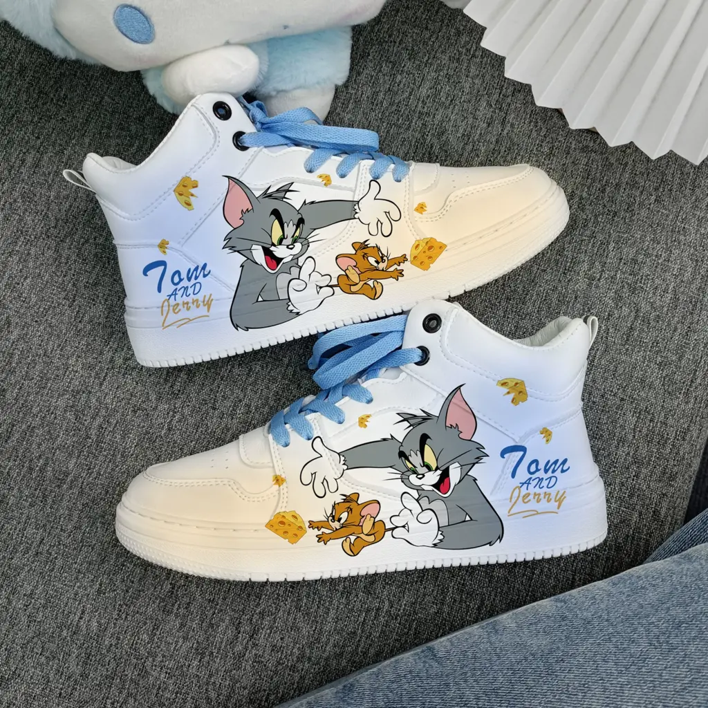 Кроссовки Warrior Cat and Mouse Low-Top (Yellow-Blue YuanYang)