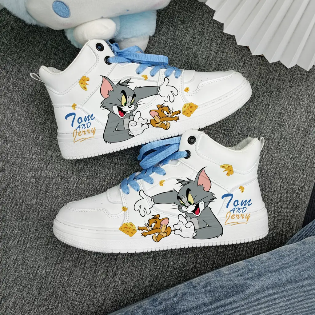 Кроссовки Warrior Cat and Mouse Low-Top (Yellow-Blue YuanYang)