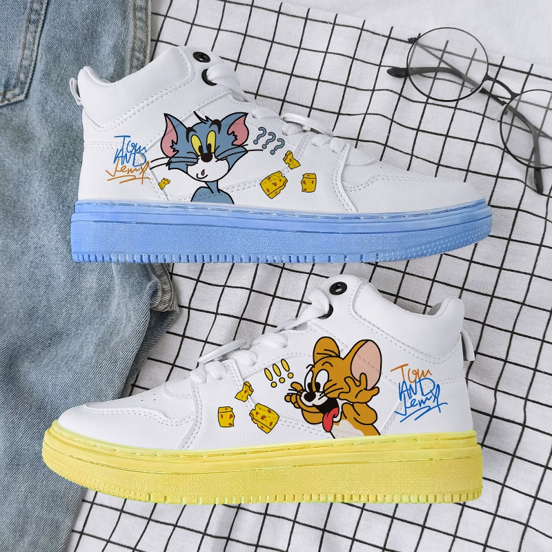 Кроссовки Warrior Cat and Mouse Low-Top (Yellow-Blue YuanYang)