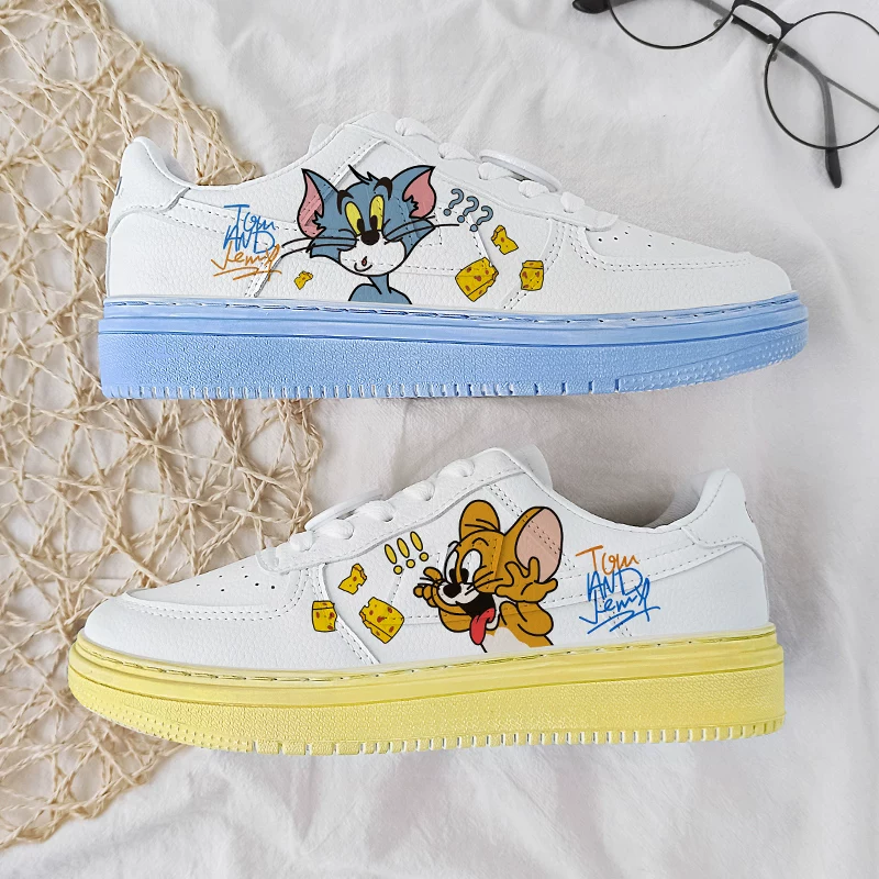 Кроссовки Warrior Cat and Mouse Low-Top (Yellow-Blue YuanYang)