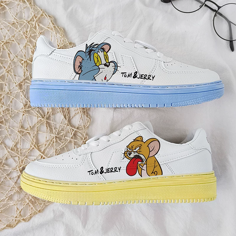 Кроссовки Warrior Cat and Mouse Low-Top (Yellow-Blue YuanYang)