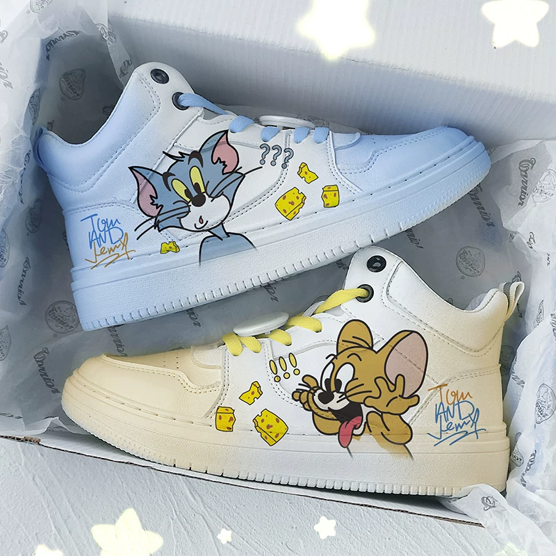 Кроссовки Warrior Cat and Mouse Low-Top (Yellow-Blue YuanYang)