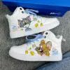 Кроссовки Warrior Cat and Mouse Low-Top (Yellow-Blue YuanYang) — фото товара