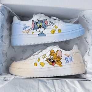 Кроссовки Warrior Cat and Mouse Low-Top (Yellow-Blue YuanYang)