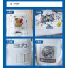 Кроссовки Warrior Cat and Mouse Low-Top (Yellow-Blue YuanYang) — фото товара