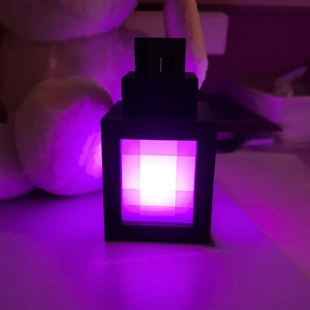 Ночник Minecraft Beacon Lamp с пультом и подставкой