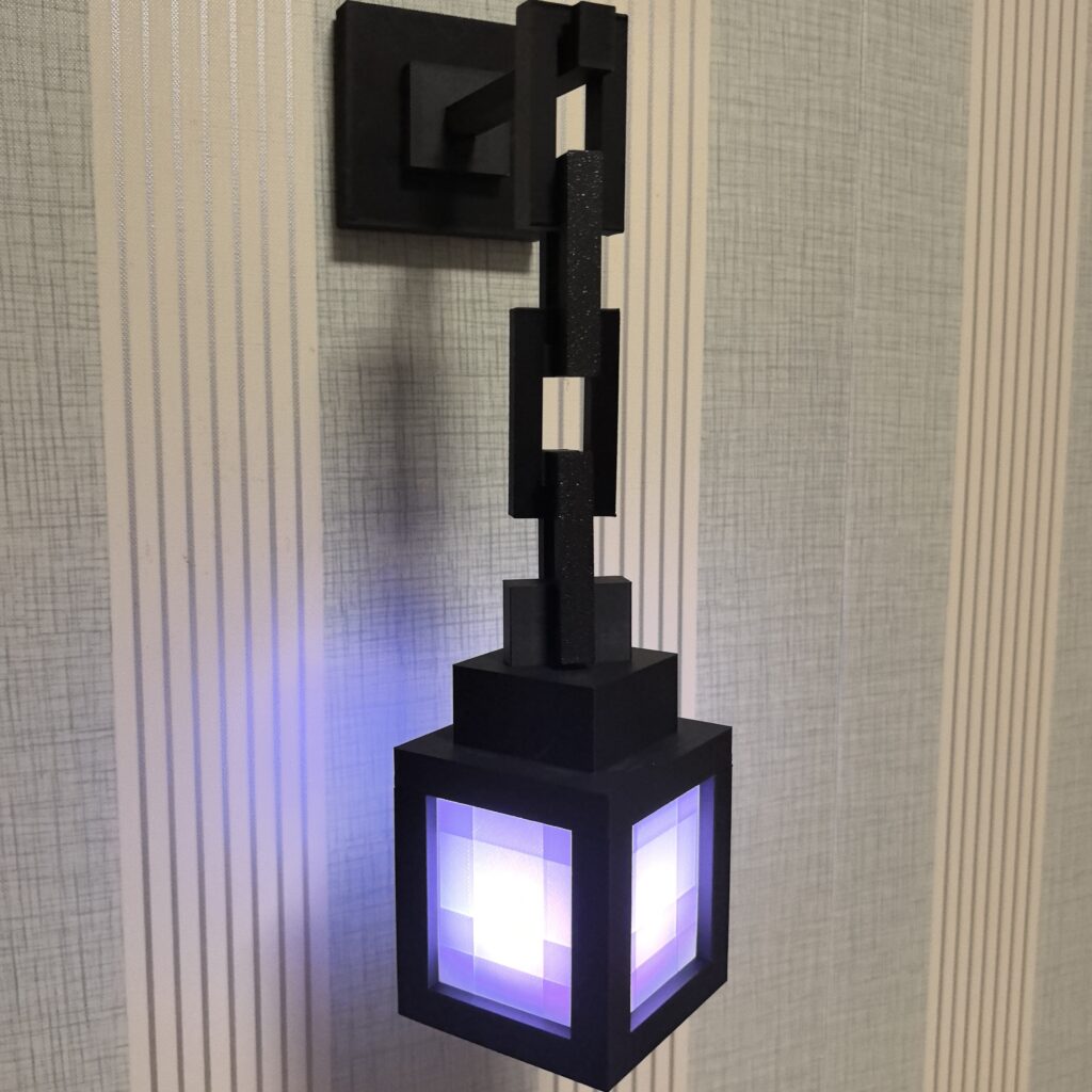 Ночник Minecraft Beacon Lamp с пультом и подставкой