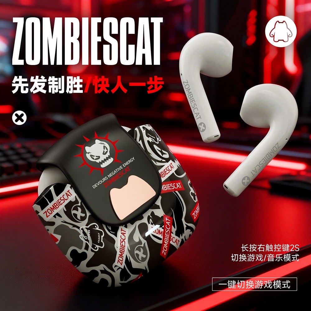 Беспроводные наушники Zombiescat World Travel с Bluetooth 6.0